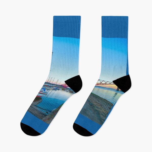 Item preview, Forth Bridges From Queensferry Harbour designed and sold by Alisonchambers2.