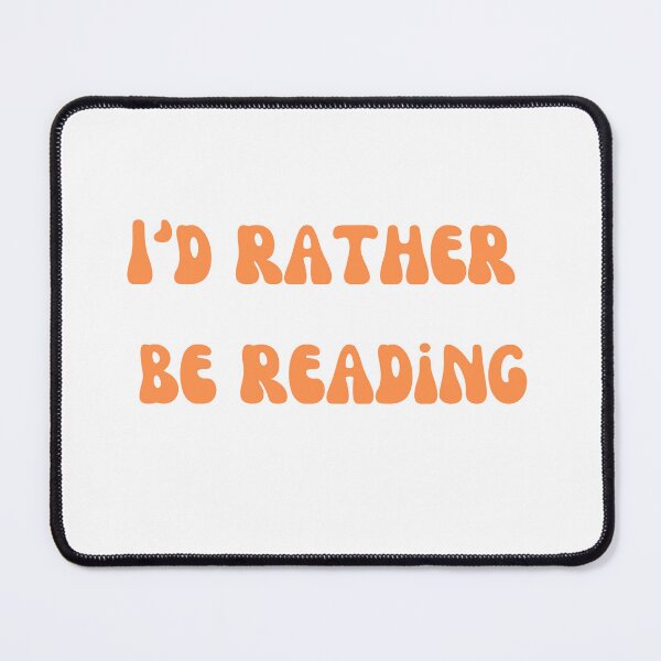 Item preview, Teen Book lover gift Id rather be reading book lover sticker librarian gift cool reader slogan tee funny librarian gift teen reader sticker book club gift designed and sold by LaundrySalt.