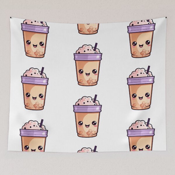 Item preview, Cute Smiling Boba Tea designed and sold by vasetti-press.