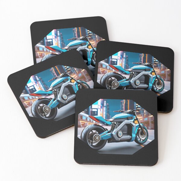 Item preview, Futuristic Fun The Electric Motorcycle Adventure designed and sold by TheArtOfPat.
