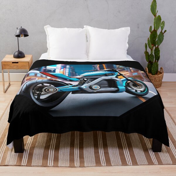 Item preview, Futuristic Fun The Electric Motorcycle Adventure designed and sold by TheArtOfPat.