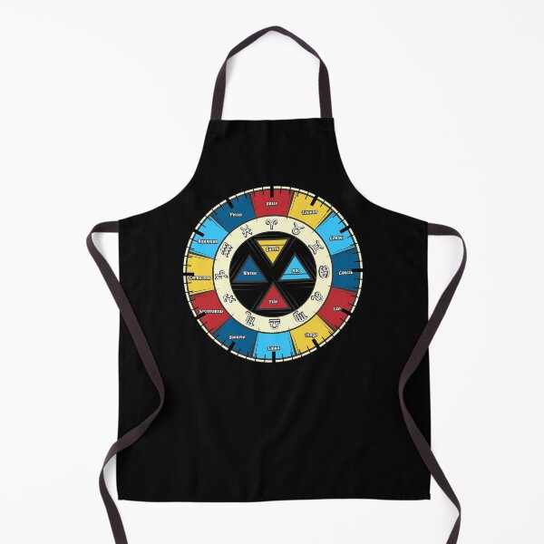 Item preview, wall clock, mandala, horoscope and elements designed and sold by Numbers-Art.