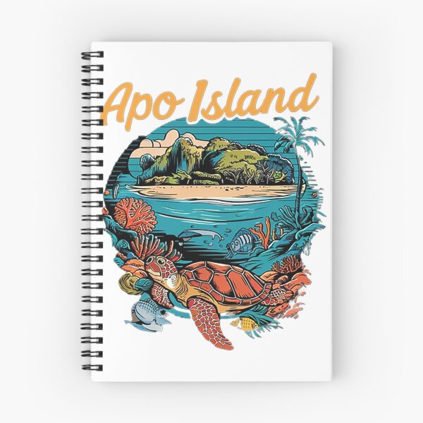 Item preview, Apo Island T-Shirt Hoodie Stickers Hat iPhoneCase MousePad Pillow ArtPrint Cards Posters Mugs Bags Clock Apron designed and sold by likbatonboot.