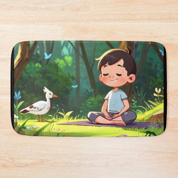 Item preview, Little boy does yoga designed and sold by Astralia.