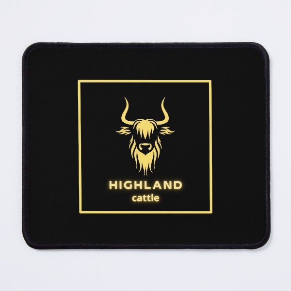 Item preview, Highland cattle, black logo designed and sold by silent-violin.