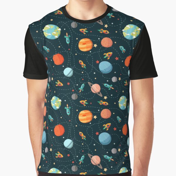 Space Adventure Graphic T-Shirt