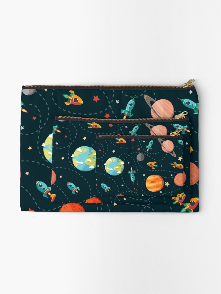 Alternate view of Space Adventure Zipper Pouch