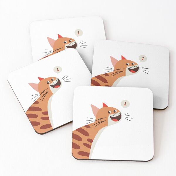 Item preview, "Meow Moments: A Collection of Adorably Funny Feline Stickers!" designed and sold by JAMESAMORN.