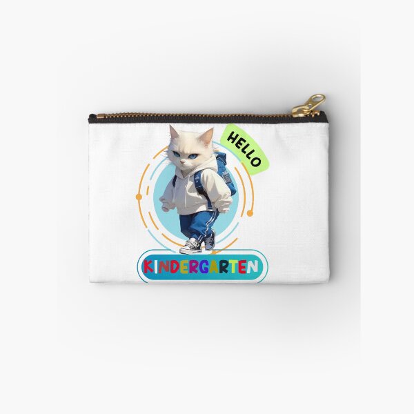 Item preview, Hello kindergarten Cute Cat Hello First grade Funny Cat Lover Back To School designed and sold by khetchDesign.
