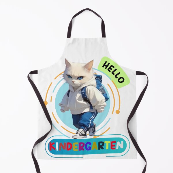 Item preview, Hello kindergarten Cute Cat Hello First grade Funny Cat Lover Back To School designed and sold by khetchDesign.