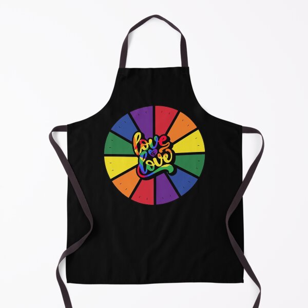 Item preview, wall clock, mandala, rainbow, lgbt, love is love designed and sold by Numbers-Art.