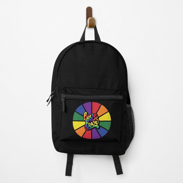 Item preview, wall clock, mandala, rainbow, lgbt, love is love designed and sold by Numbers-Art.
