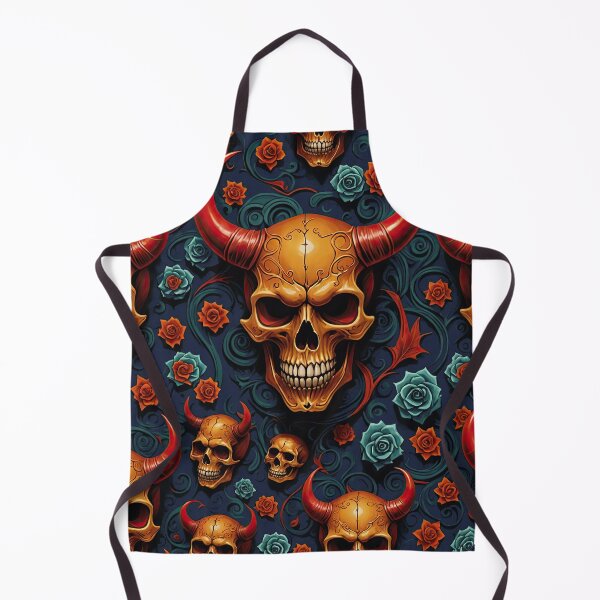 Item preview, Horned Devil's Skulls designed and sold by filusattila.