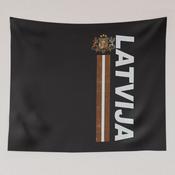 Artikelvorschau, Latvija lettisches Fan-Trikot im Deluxe-Stil entworfen und verkauft von merchhost.