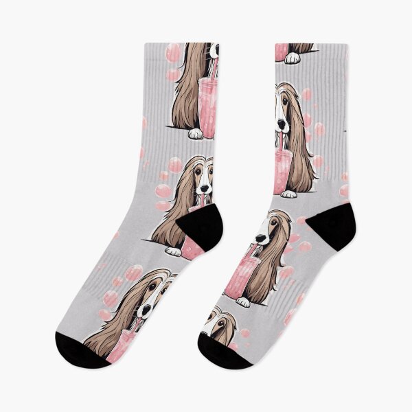 Item preview, Afghan Hound and Bubble Tea designed and sold by GoodyPaws.