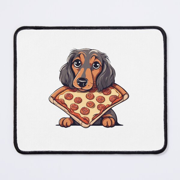 Item preview, DACHSHUND and pizza designed and sold by GoodyPaws.