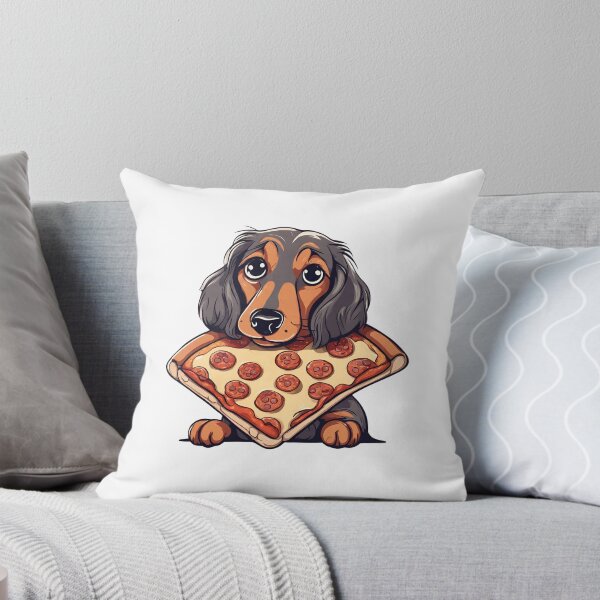 Item preview, DACHSHUND and pizza designed and sold by GoodyPaws.