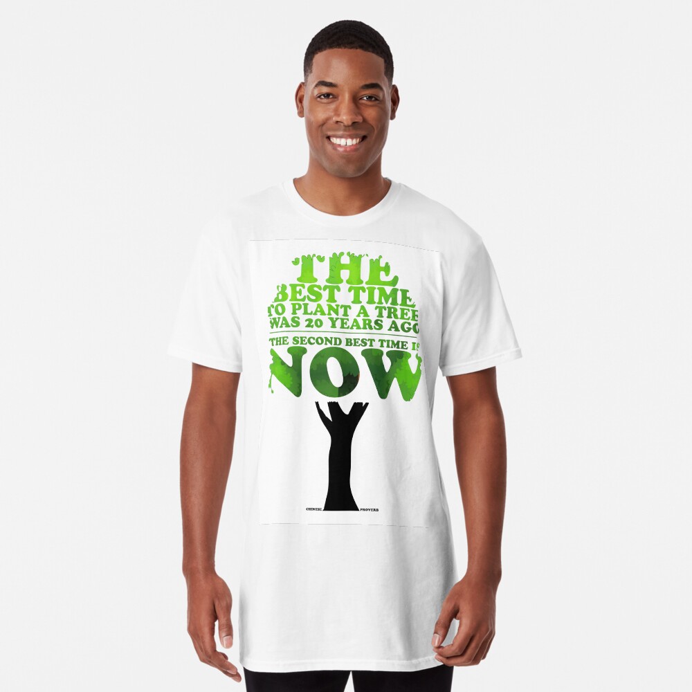 Inspirational Chinese Proverb Long T-Shirt