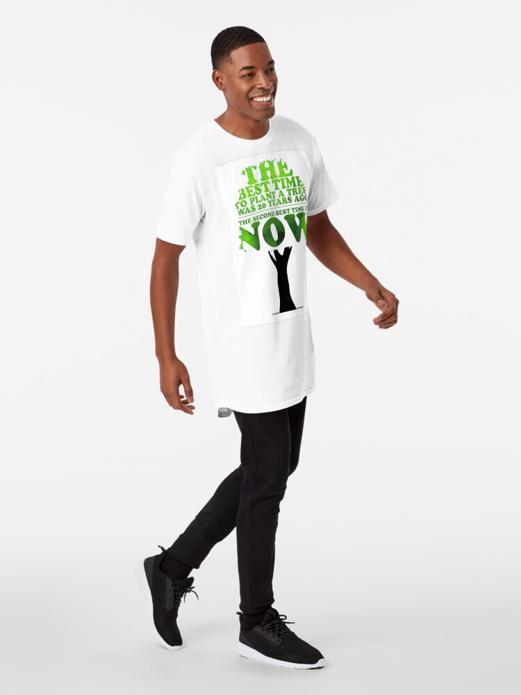 Alternate view of Inspirational Chinese Proverb Long T-Shirt