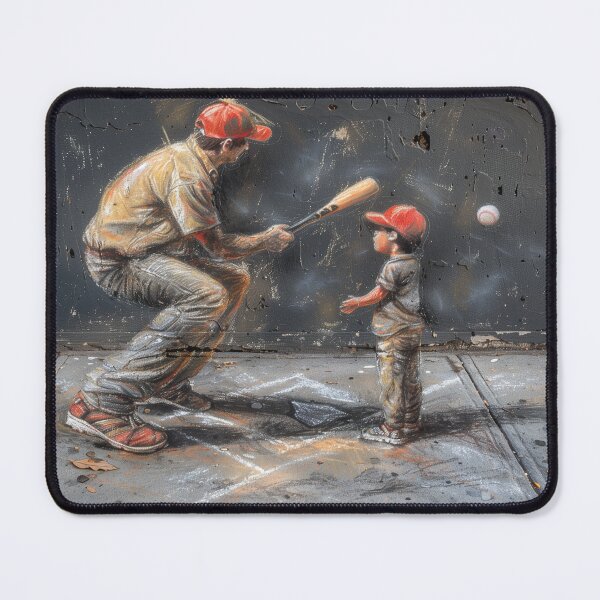 Item preview, Chalk Art of Baseball Teaching Moment designed and sold by palmyst.