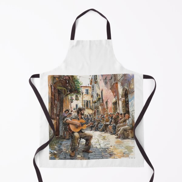 Item preview, Alley Concert by a Bearded Guitarist designed and sold by palmyst.
