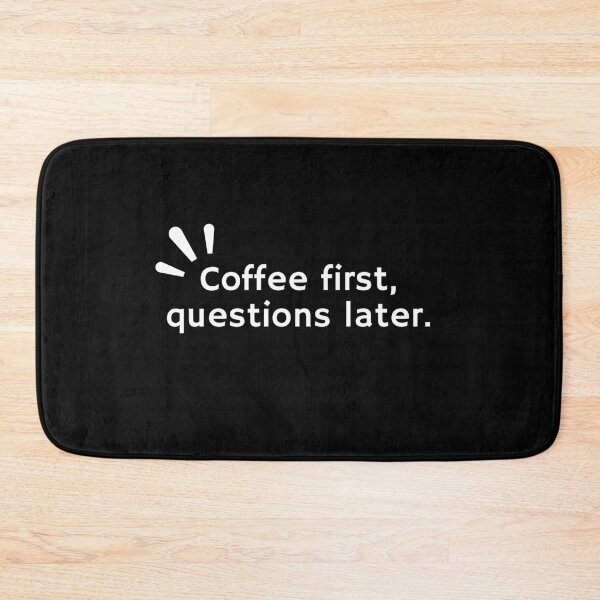 Item preview, Coffee first, questions latter designed and sold by Kingkham-Design.