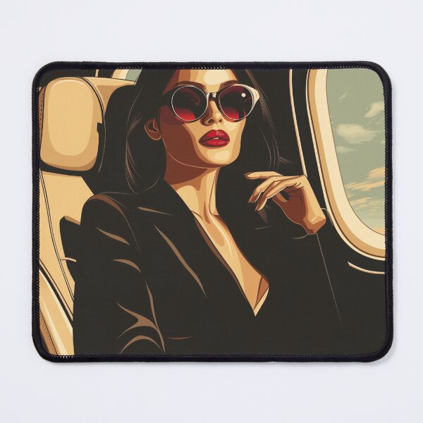 Item preview, Stylish Businesswoman on Private Flight designed and sold by palmyst.
