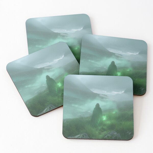 Item preview, Enigmatic Green Mystic in Misty Vale designed and sold by palmyst.