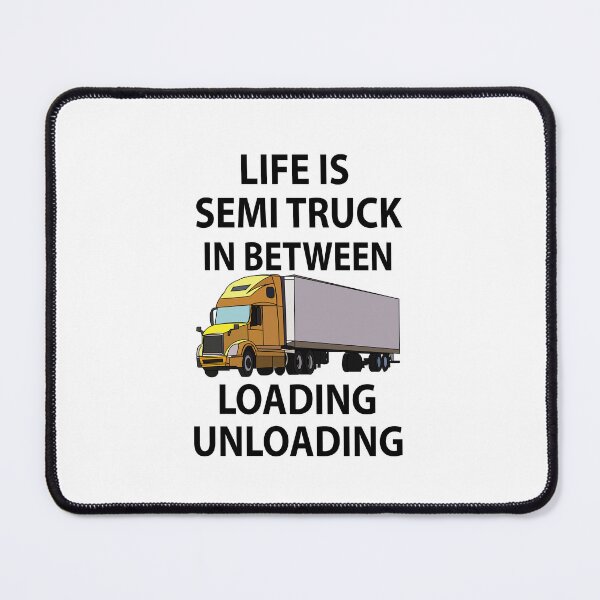 Item preview, Semi Trucks Trucker Truck Driver designed and sold by Nisha Prabhu.