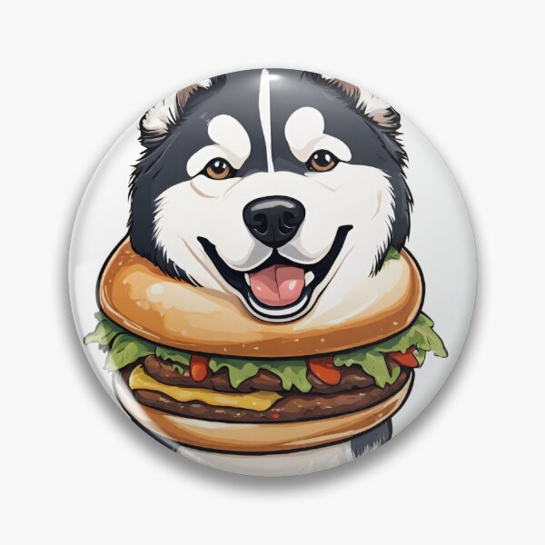 Artikelvorschau, Lustiger Siberian Husky Burger Boy entworfen und verkauft von GoodyPaws.