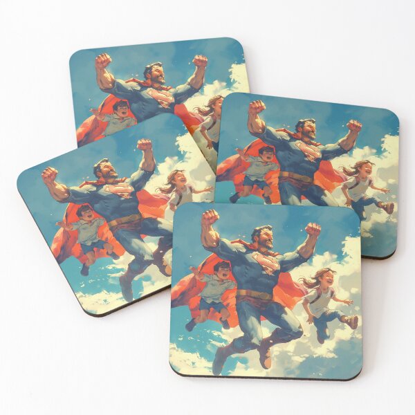 Item preview, Super Dad and Kids' Sky-High Adventure designed and sold by palmyst.