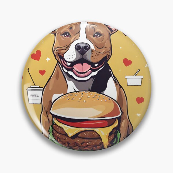 Item preview, Funny American StaffordShire Terrier Dog  Burger Boy  designed and sold by GoodyPaws.