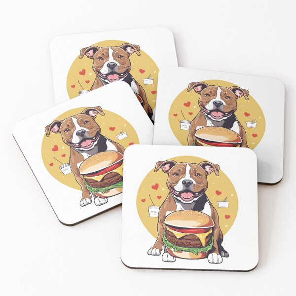 Item preview, Funny American StaffordShire Terrier Dog  Burger Boy  designed and sold by GoodyPaws.
