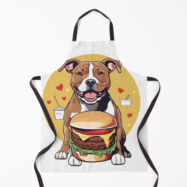 Item preview, Funny American StaffordShire Terrier Dog Burger Boy designed and sold by GoodyPaws.