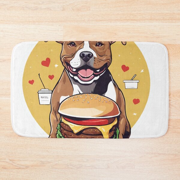Item preview, Funny American StaffordShire Terrier Dog  Burger Boy  designed and sold by GoodyPaws.