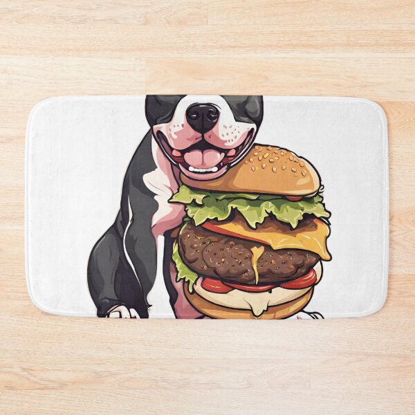 Item preview, Funny American StaffordShire Terrier Dog  Burger Boy  designed and sold by GoodyPaws.