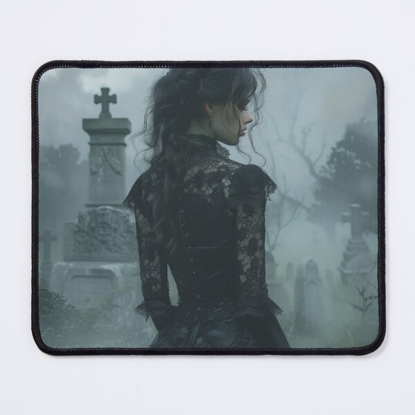 Item preview, Gothic Beauty in a Misty Cemetery designed and sold by palmyst.