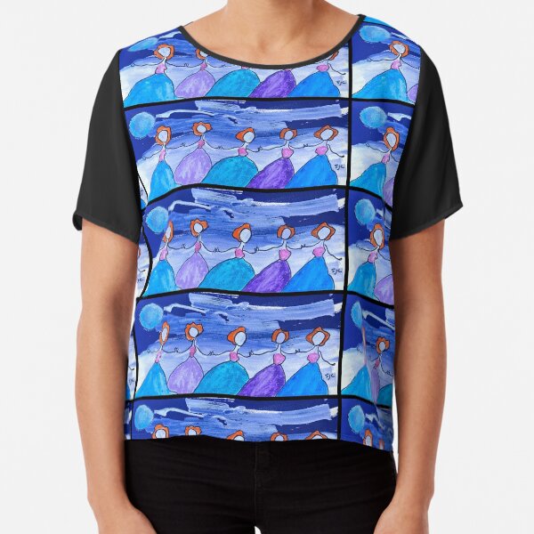 Five Muses Chiffon Top