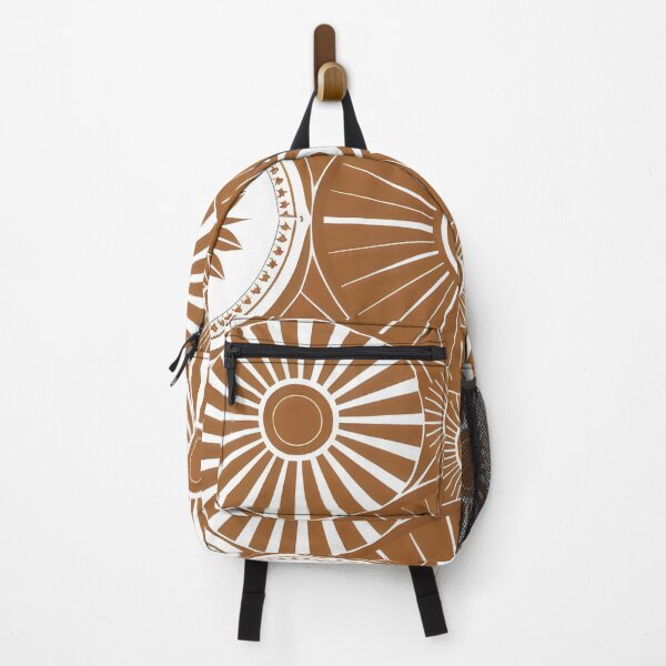 Artikelvorschau, Erdfarbenes Sunburst-Kreisfliesenmuster entworfen und verkauft von VoyteksDesigns.