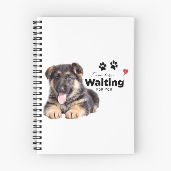 Item preview, Design created with digital animal art with recreational text of a German shepherd puppy dog. designed and sold by TheHilma.