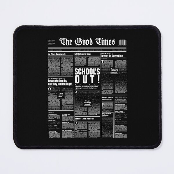 Item preview, Last Day Of School Newspaper Funny School's Out Summer Break designed and sold by GrandeDuc.