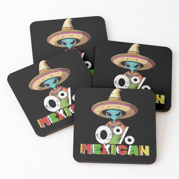 Item preview, Alien Not Mexican Funny Fiesta Saying designed and sold by LuminOrb.