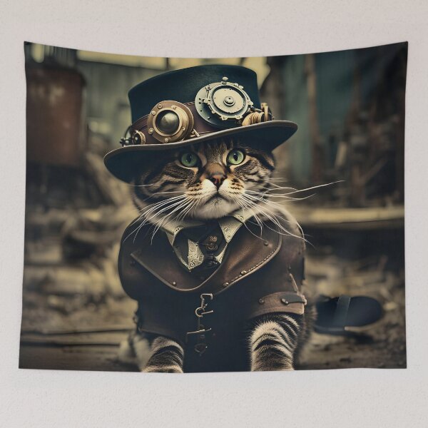 Item preview, Steam Punk Cat designed and sold by widdy170.