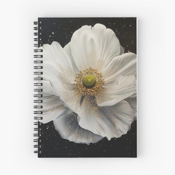 Item preview, Spring vibrations: A beautiful white flower in the cosmos designed and sold by Lelica011.