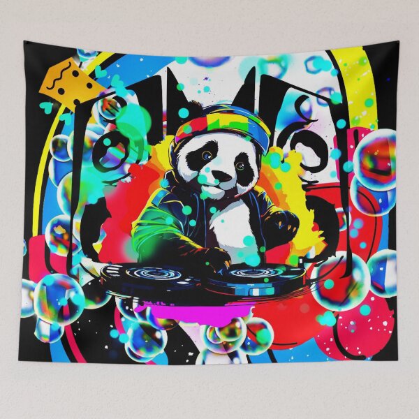 Item preview, DJ Panda  designed and sold by DEZINOMANIA.