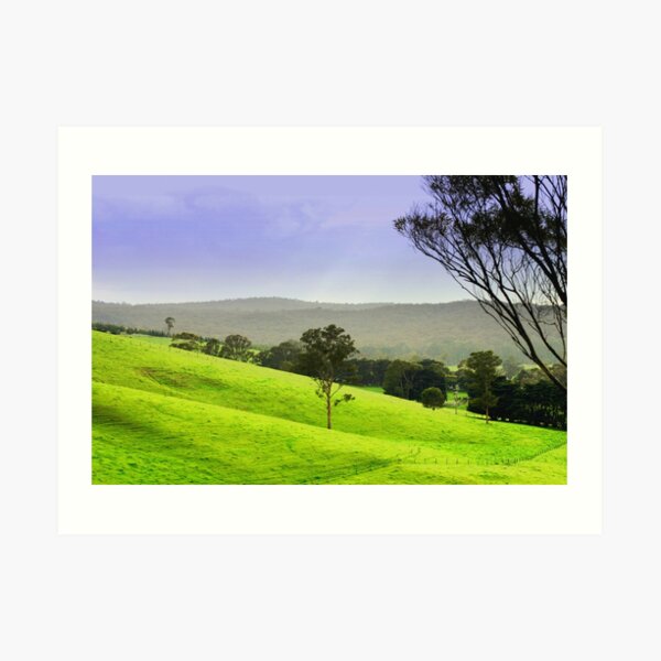 Valley of a thousand Hills Art Print