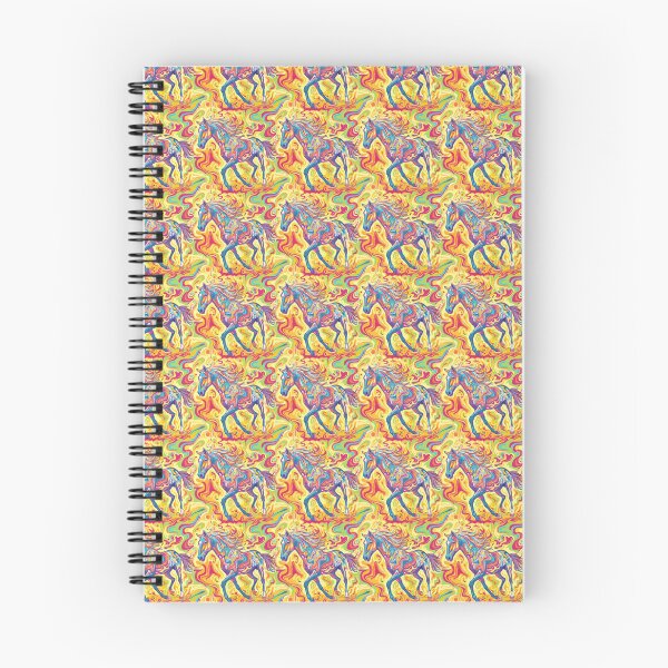 Item preview, Psychedelic Swirl Horse in Vibrant Motion designed and sold by PICbyFemke.