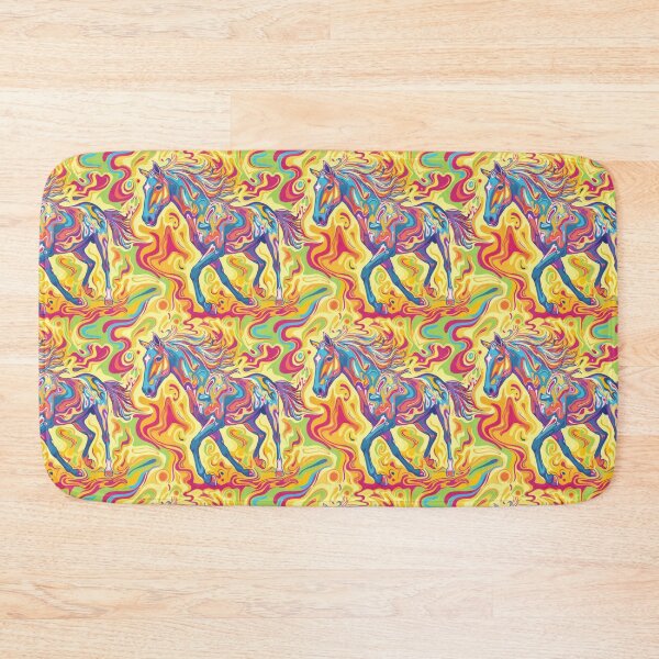 Item preview, Psychedelic Swirl Horse in Vibrant Motion designed and sold by PICbyFemke.