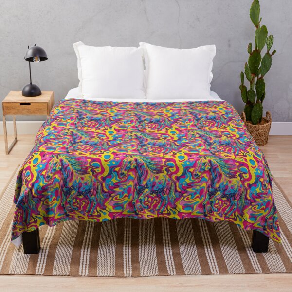 Item preview, Neon Liquid Horse in Hypnotic Abstract Patterns designed and sold by PICbyFemke.
