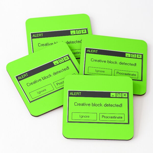 Item preview, Creative Block error - UX Designer | Graphic Designer | UI Designer Stickers designed and sold by PoshPixel.